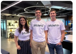 Time da Mileto no escritório